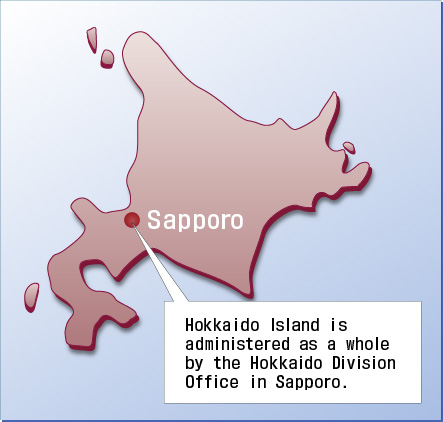 Map of Hokkaido